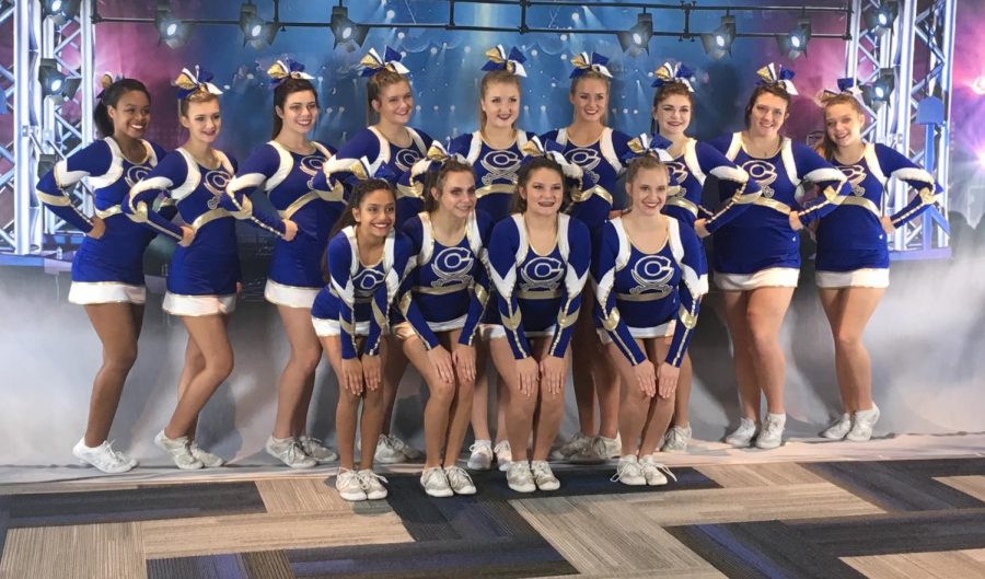 Colonels Cheerleaders Place 11th in State
