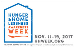 Hunger and Homelessness Awareness Week