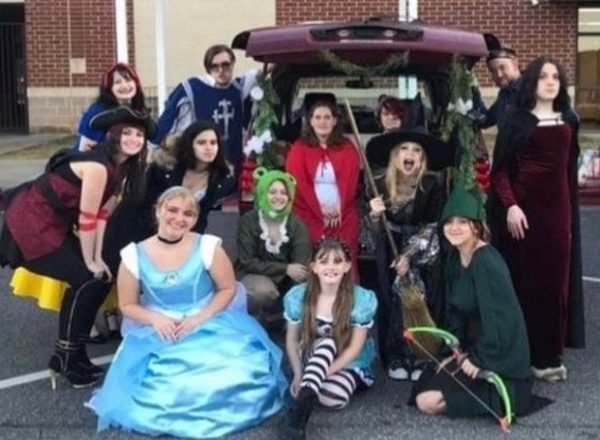 Casss Theater Club at Trunk or Treat last year. 