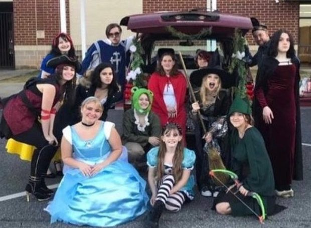 Casss Theater Club at Trunk or Treat last year. 